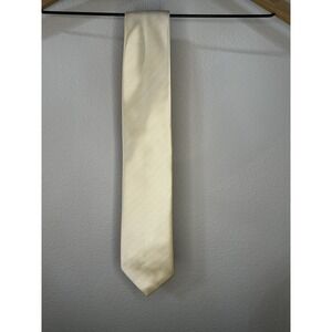LAZZARETTI Collection Solid Cream Necktie
